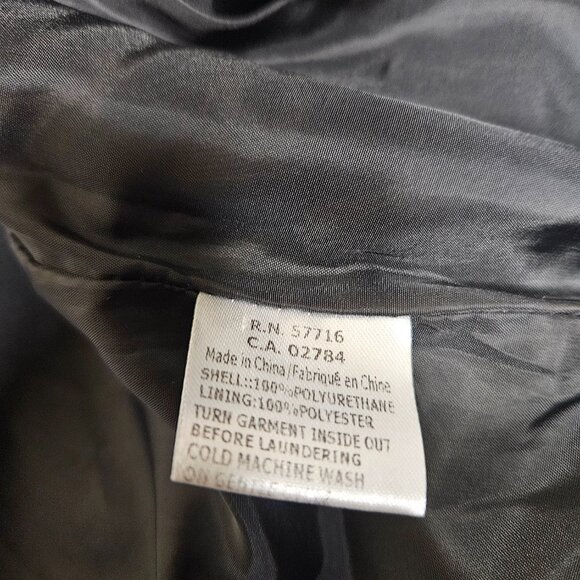 Faux Leather Jacket With Embroidery - Picture 15 of 16